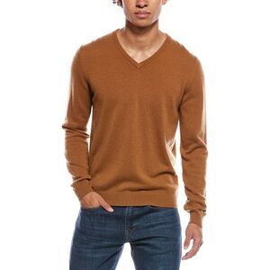 Mette Mens  Cashmere V-Neck Sweater, Brown